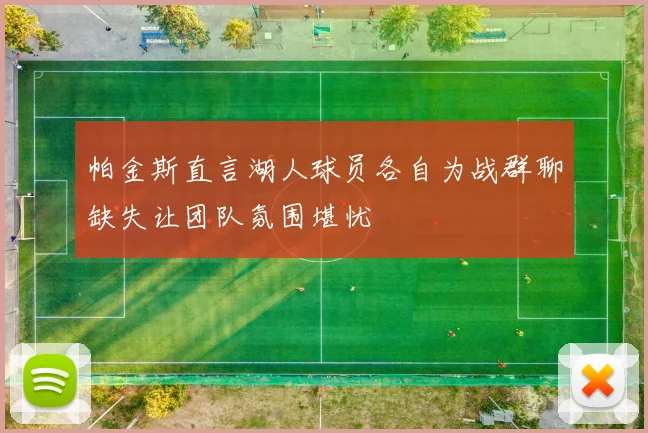 帕金斯直言湖人球员各自为战群聊缺失让团队氛围堪忧